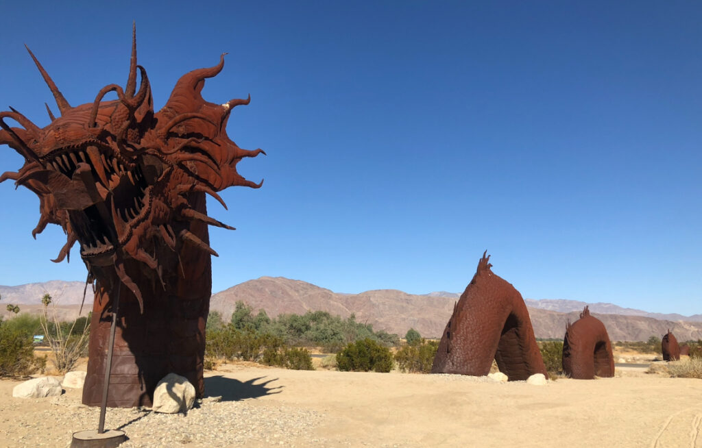 Galleta Meadow Dragon Sculpture in Anza Borrego